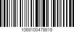 Código de barras (EAN, GTIN, SKU, ISBN): '1069100479818'