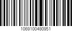 Código de barras (EAN, GTIN, SKU, ISBN): '1069100480951'