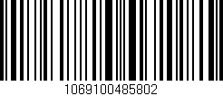 Código de barras (EAN, GTIN, SKU, ISBN): '1069100485802'