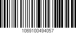 Código de barras (EAN, GTIN, SKU, ISBN): '1069100494057'