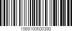 Código de barras (EAN, GTIN, SKU, ISBN): '1069100500390'
