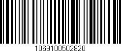 Código de barras (EAN, GTIN, SKU, ISBN): '1069100502820'