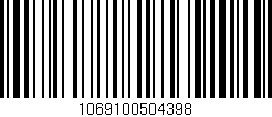 Código de barras (EAN, GTIN, SKU, ISBN): '1069100504398'