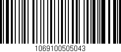 Código de barras (EAN, GTIN, SKU, ISBN): '1069100505043'