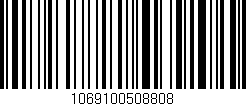 Código de barras (EAN, GTIN, SKU, ISBN): '1069100508808'