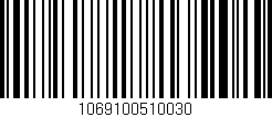 Código de barras (EAN, GTIN, SKU, ISBN): '1069100510030'