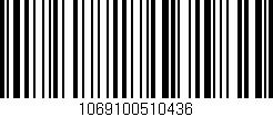 Código de barras (EAN, GTIN, SKU, ISBN): '1069100510436'