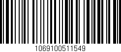 Código de barras (EAN, GTIN, SKU, ISBN): '1069100511549'