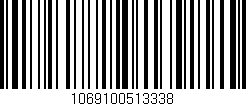 Código de barras (EAN, GTIN, SKU, ISBN): '1069100513338'
