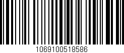 Código de barras (EAN, GTIN, SKU, ISBN): '1069100518586'