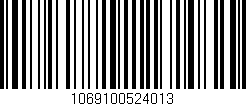 Código de barras (EAN, GTIN, SKU, ISBN): '1069100524013'