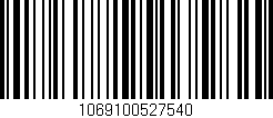 Código de barras (EAN, GTIN, SKU, ISBN): '1069100527540'