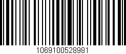 Código de barras (EAN, GTIN, SKU, ISBN): '1069100528981'