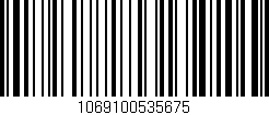Código de barras (EAN, GTIN, SKU, ISBN): '1069100535675'
