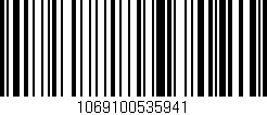 Código de barras (EAN, GTIN, SKU, ISBN): '1069100535941'