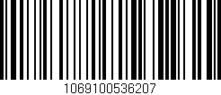 Código de barras (EAN, GTIN, SKU, ISBN): '1069100536207'