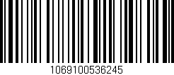 Código de barras (EAN, GTIN, SKU, ISBN): '1069100536245'