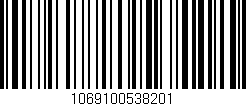 Código de barras (EAN, GTIN, SKU, ISBN): '1069100538201'