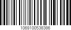 Código de barras (EAN, GTIN, SKU, ISBN): '1069100538386'