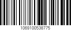 Código de barras (EAN, GTIN, SKU, ISBN): '1069100538775'