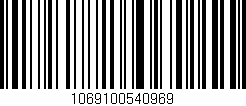 Código de barras (EAN, GTIN, SKU, ISBN): '1069100540969'