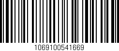Código de barras (EAN, GTIN, SKU, ISBN): '1069100541669'