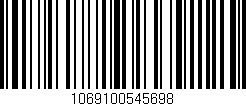 Código de barras (EAN, GTIN, SKU, ISBN): '1069100545698'