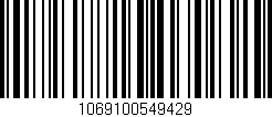 Código de barras (EAN, GTIN, SKU, ISBN): '1069100549429'