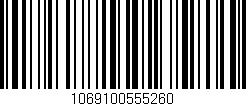 Código de barras (EAN, GTIN, SKU, ISBN): '1069100555260'