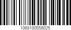 Código de barras (EAN, GTIN, SKU, ISBN): '1069100558025'