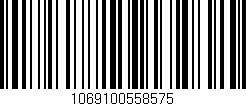 Código de barras (EAN, GTIN, SKU, ISBN): '1069100558575'