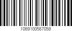 Código de barras (EAN, GTIN, SKU, ISBN): '1069100567058'