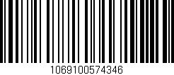 Código de barras (EAN, GTIN, SKU, ISBN): '1069100574346'