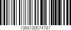 Código de barras (EAN, GTIN, SKU, ISBN): '1069100574797'