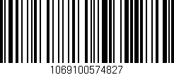 Código de barras (EAN, GTIN, SKU, ISBN): '1069100574827'