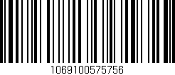 Código de barras (EAN, GTIN, SKU, ISBN): '1069100575756'