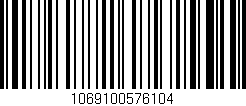 Código de barras (EAN, GTIN, SKU, ISBN): '1069100576104'