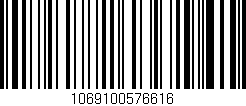 Código de barras (EAN, GTIN, SKU, ISBN): '1069100576616'