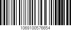 Código de barras (EAN, GTIN, SKU, ISBN): '1069100576654'