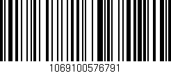 Código de barras (EAN, GTIN, SKU, ISBN): '1069100576791'