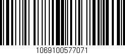 Código de barras (EAN, GTIN, SKU, ISBN): '1069100577071'