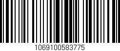 Código de barras (EAN, GTIN, SKU, ISBN): '1069100583775'