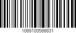 Código de barras (EAN, GTIN, SKU, ISBN): '1069100588831'