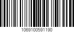 Código de barras (EAN, GTIN, SKU, ISBN): '1069100591190'