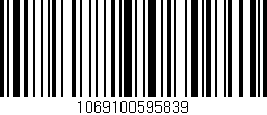 Código de barras (EAN, GTIN, SKU, ISBN): '1069100595839'