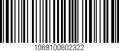 Código de barras (EAN, GTIN, SKU, ISBN): '1069100602322'