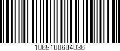 Código de barras (EAN, GTIN, SKU, ISBN): '1069100604036'