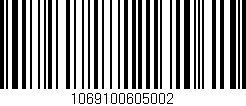 Código de barras (EAN, GTIN, SKU, ISBN): '1069100605002'