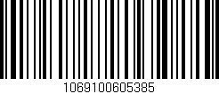 Código de barras (EAN, GTIN, SKU, ISBN): '1069100605385'