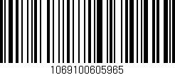 Código de barras (EAN, GTIN, SKU, ISBN): '1069100605965'